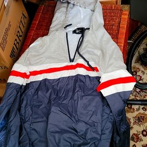 Forever 21 Quarter Zip Windbreaker